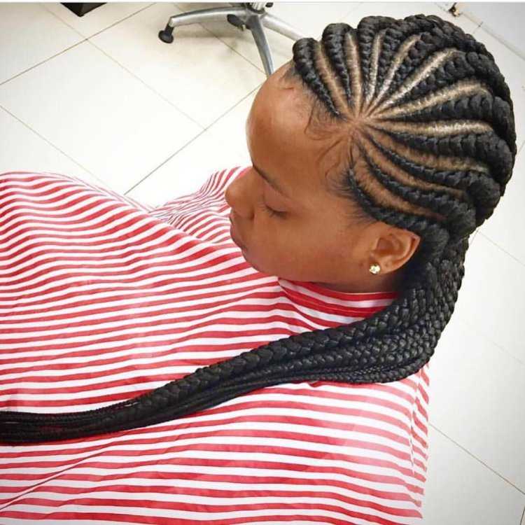 Классические африканские косы девочке
