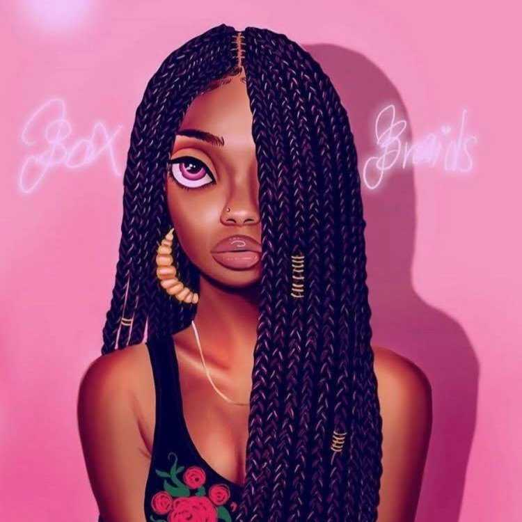 Афрокосы арт