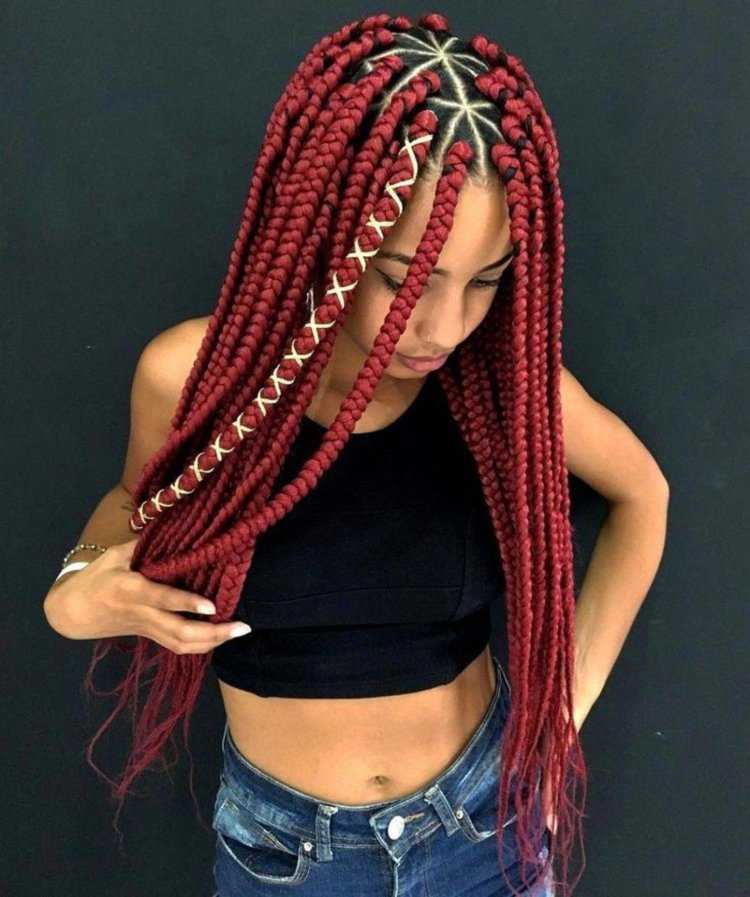 Афрокосы Box Braids