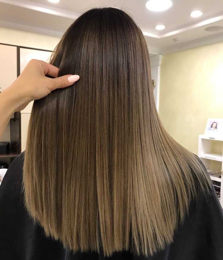 АИР тач на коричневые волосы