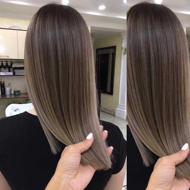 АИР тач на темные волосы