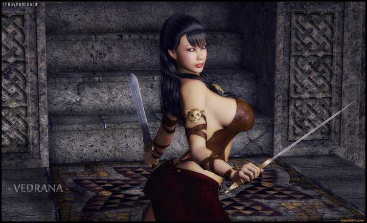 3d девушки амазонки