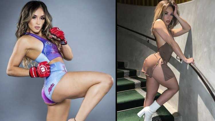 Американская девушка боец мма40