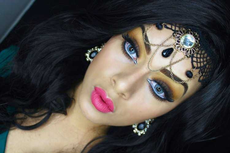 Фантазийный макияж Восточная красавица