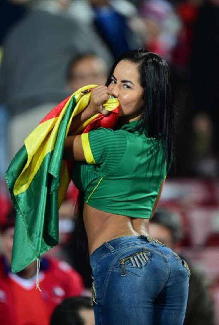 Болельщица Бразилии Copa America