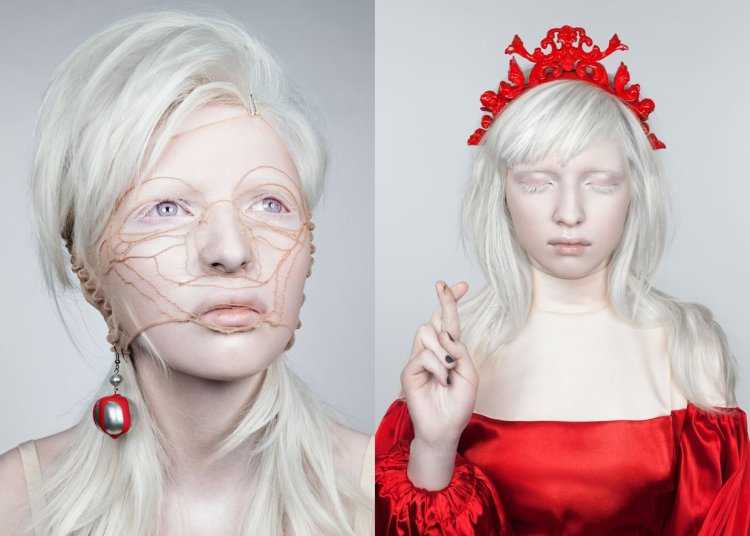 Макияж для альбиносов