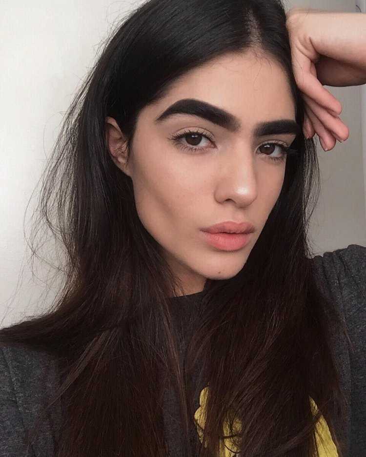 Natalia Castellar брови большие