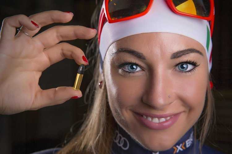 Биатлонистка итальянка Вирер