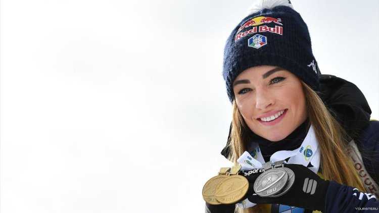 Биатлонистка итальянка Вирер