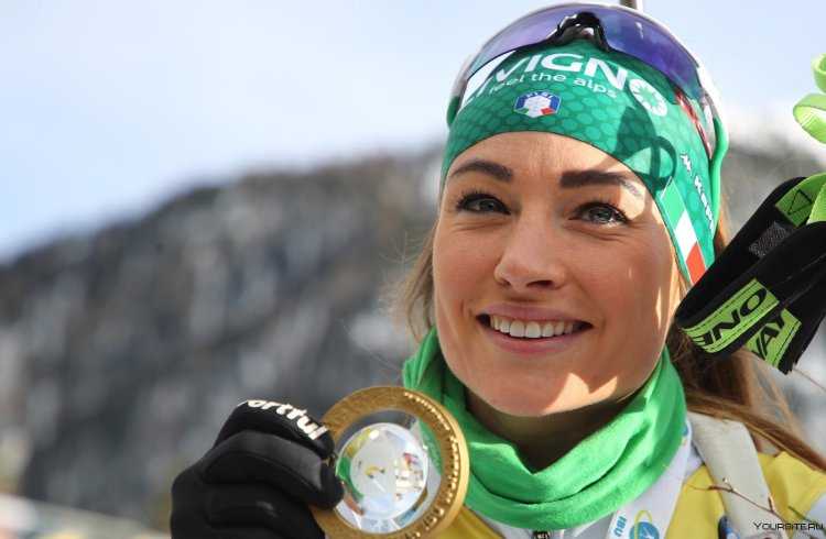 Биатлонистка итальянка Вирер