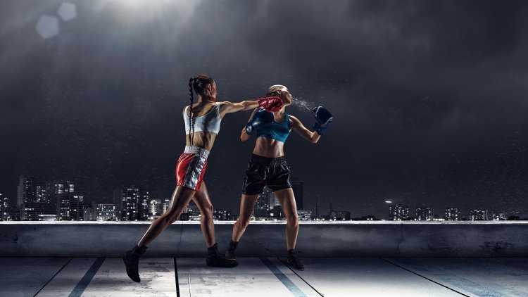 Кикбоксинг девушки