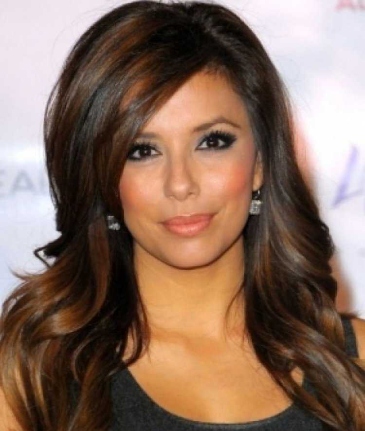 Мелирование для брюнеток с карими глазами