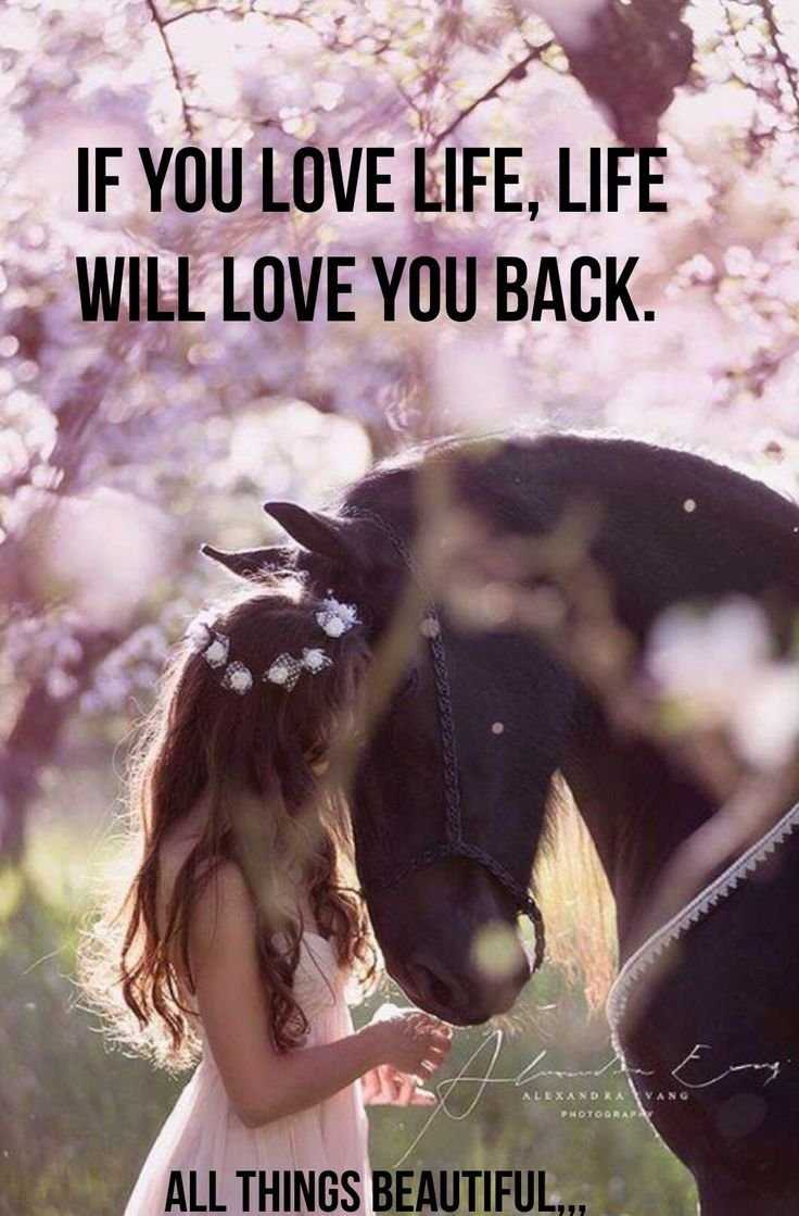 Весенняя фотосессия с лошадью