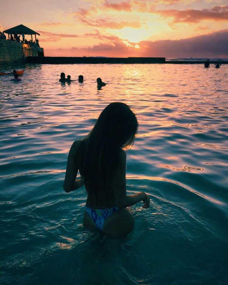 Таня Орлова на море