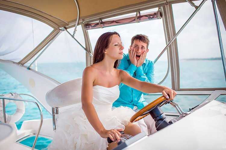 Свадебное путешествие на яхте