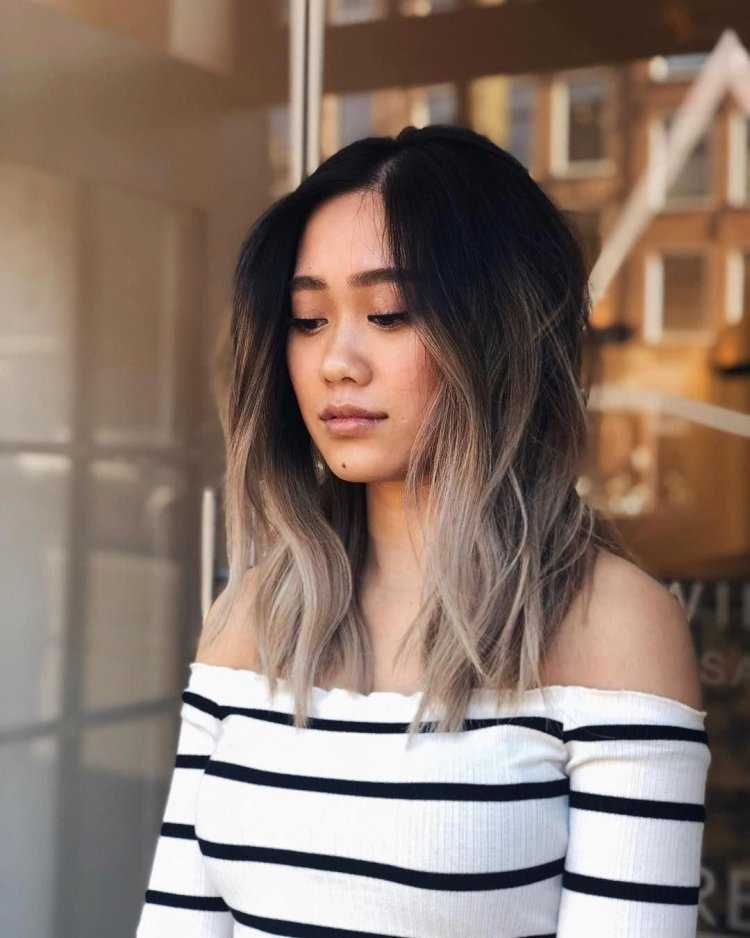 Седой балаяж