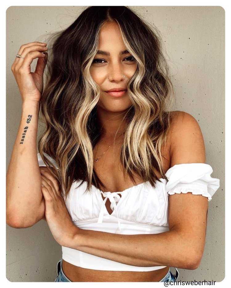 Осветленные передние пряди