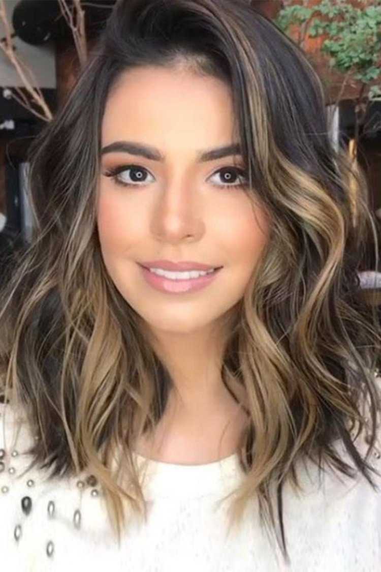 Контуринг на темные волосы