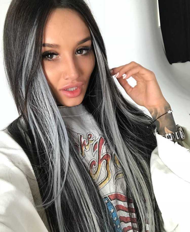 Окрашивание у лица светлые