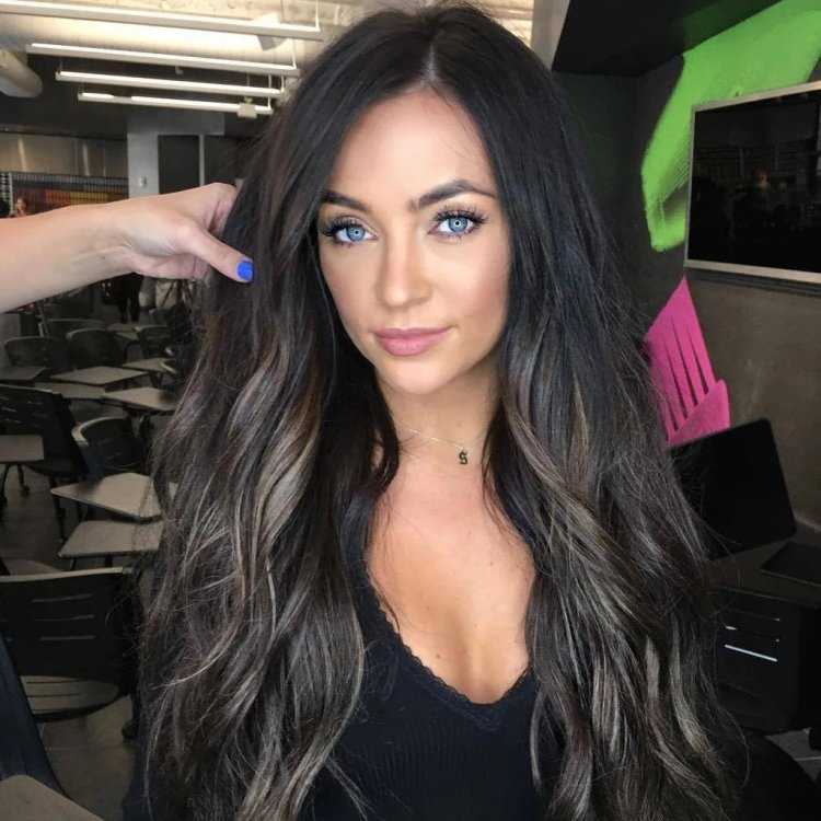 Пепельное омбре на короткие волосы