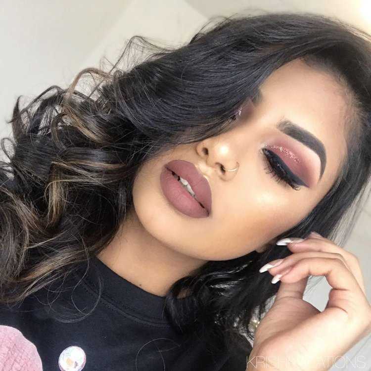 Шикарный макияж для брюнеток