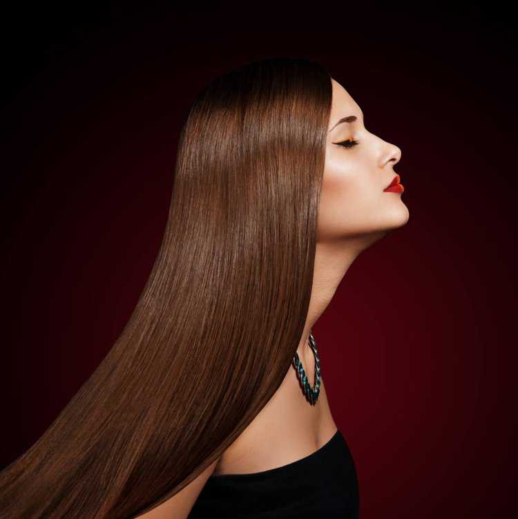 Красивые гладкие волосы