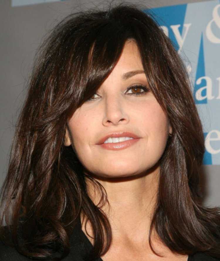 Джина Гершон длинные волосы