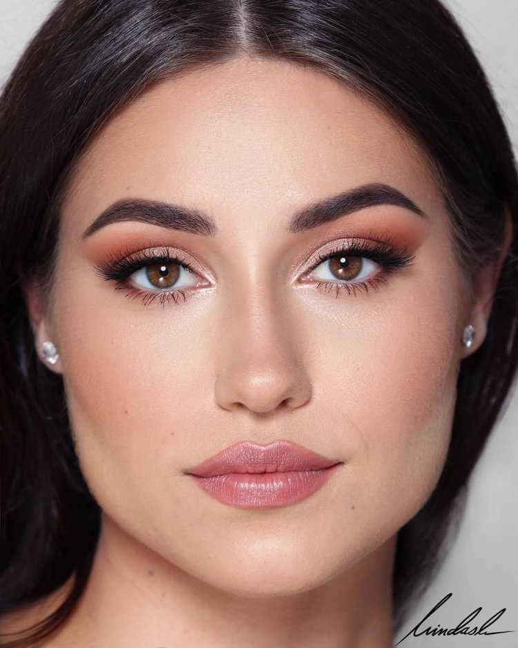 Макияж для брюнеток