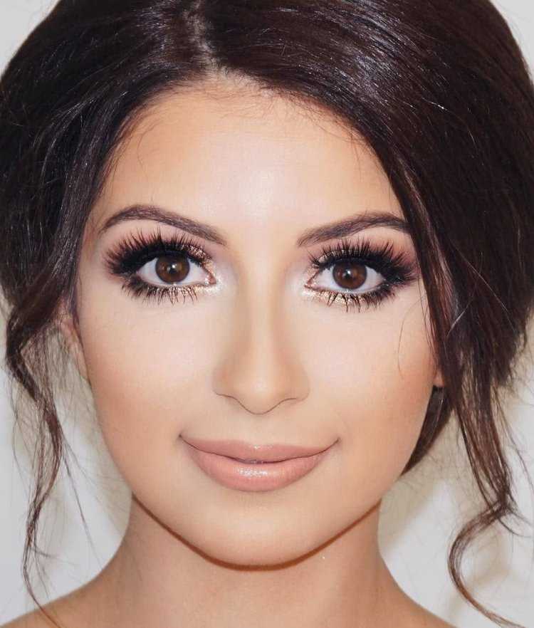Макияж для кареглазых шатенок