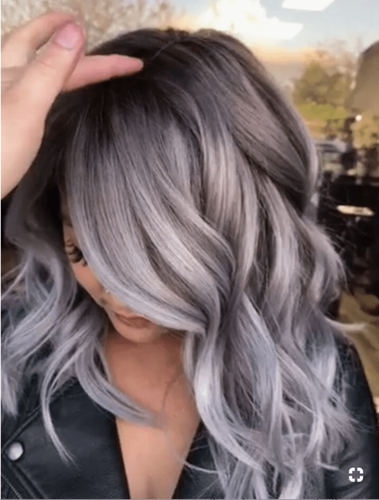 Серые волосы окрашивание