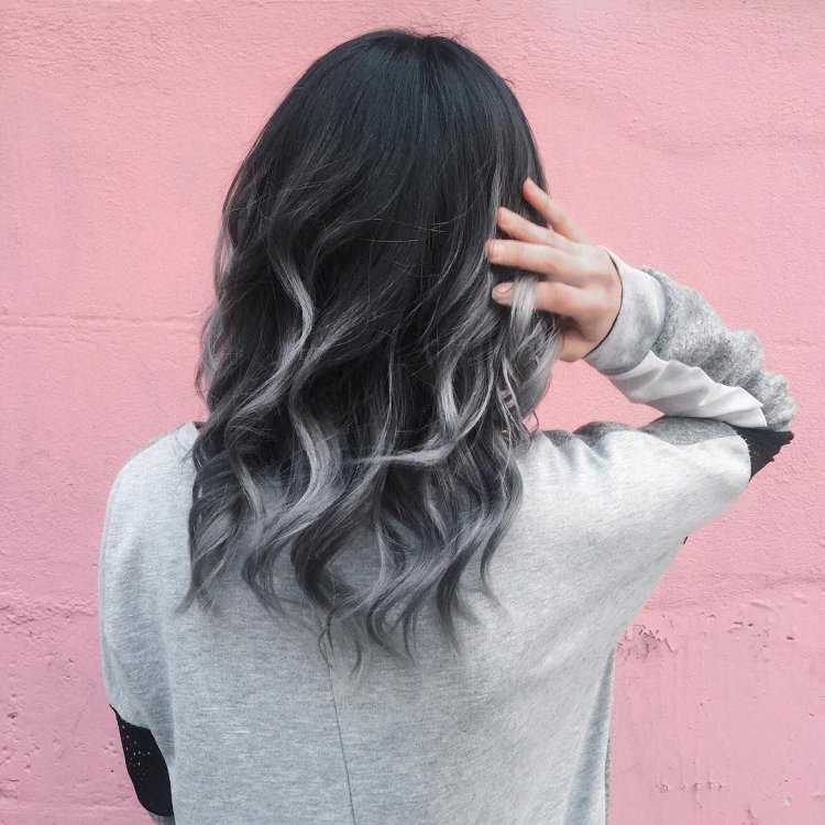 Grey Ombre hair