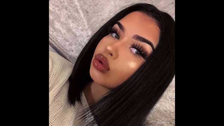 Макияж под черные волосы