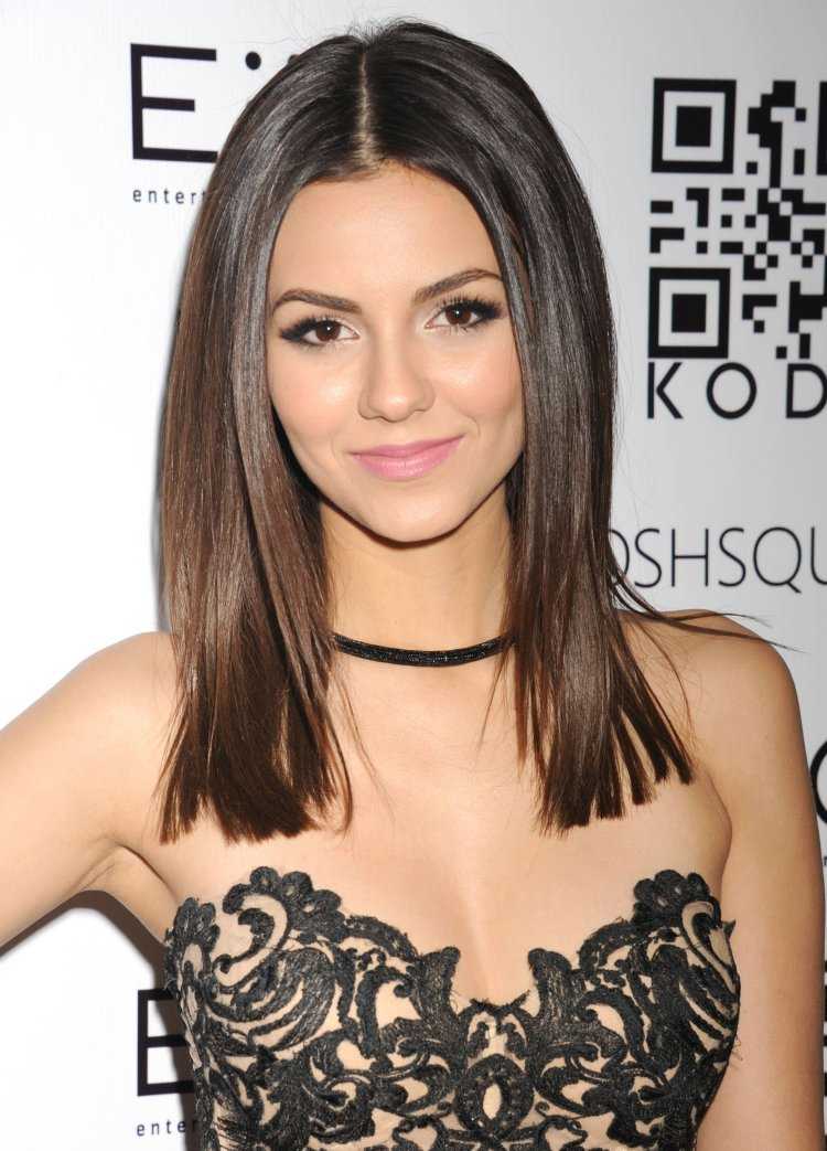 Виктория Джастин стрижка