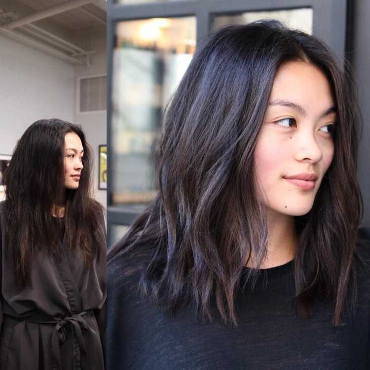 Стрижка до лопаток