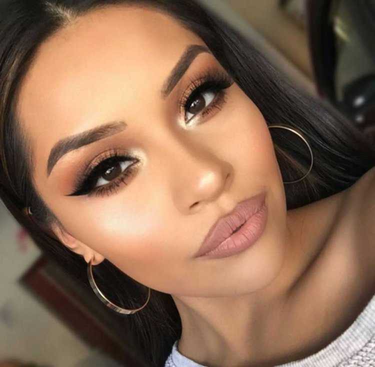 Макияж для карих глаз