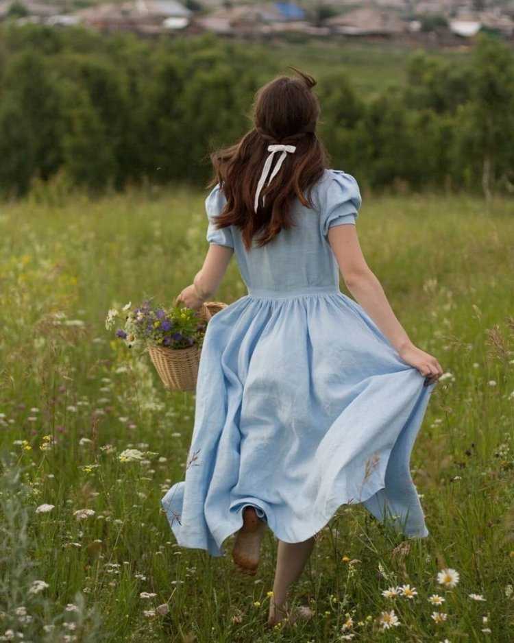 Эстетика девушка в пла