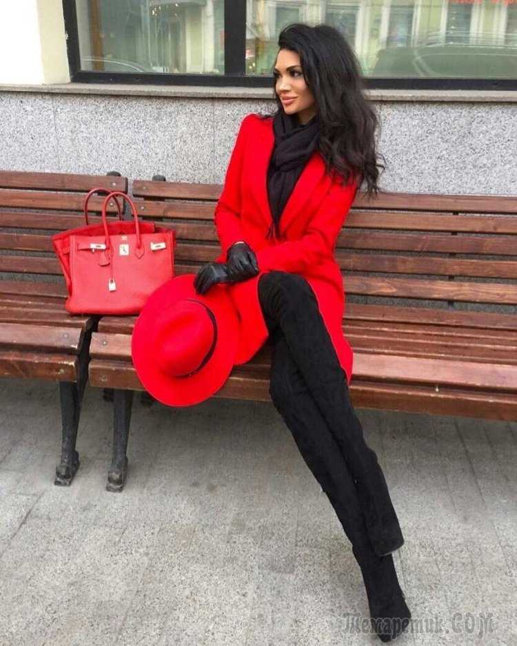 Стильный образ для брюнетки