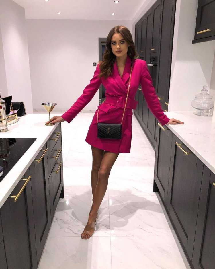 Платье блейзер Zara фуксия