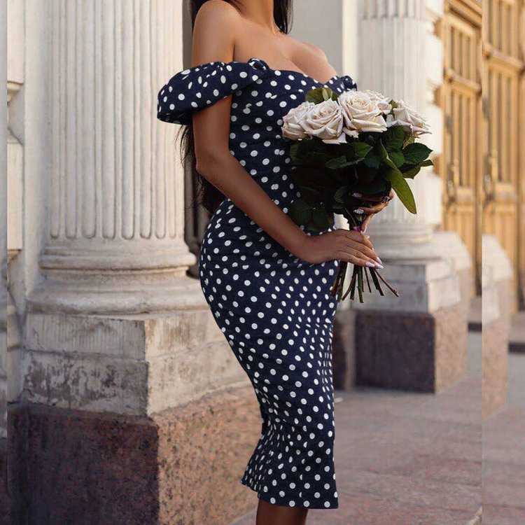 Платье горох