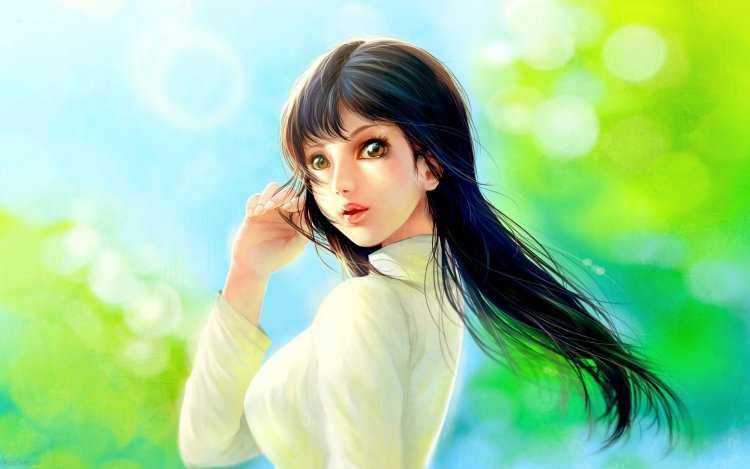 Девушка арт