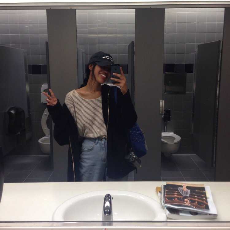 Селфи в зеркале