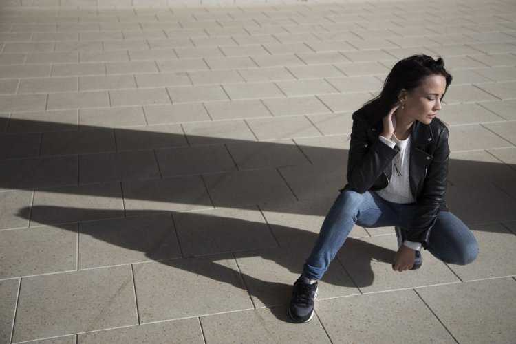 Ангелина Петрова в джинсах