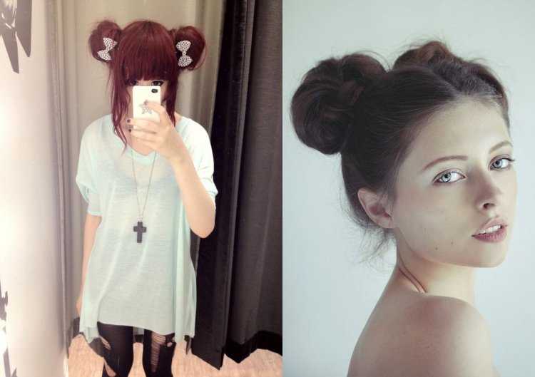 Юля гаврилина с пучками