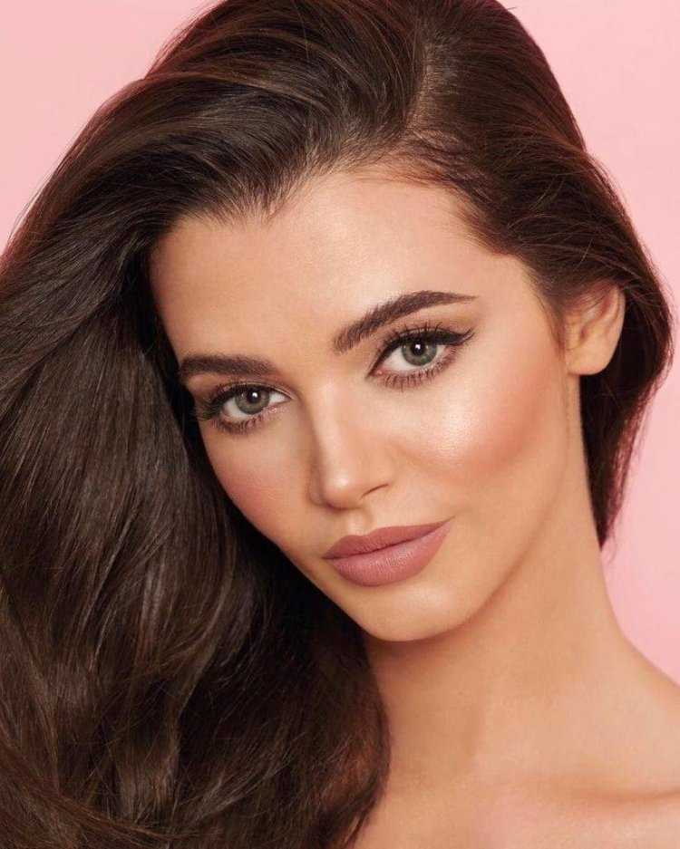 Красивый цвет бровей для брюнеток