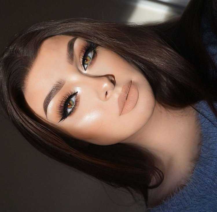 Макияж для брюнеток с карими