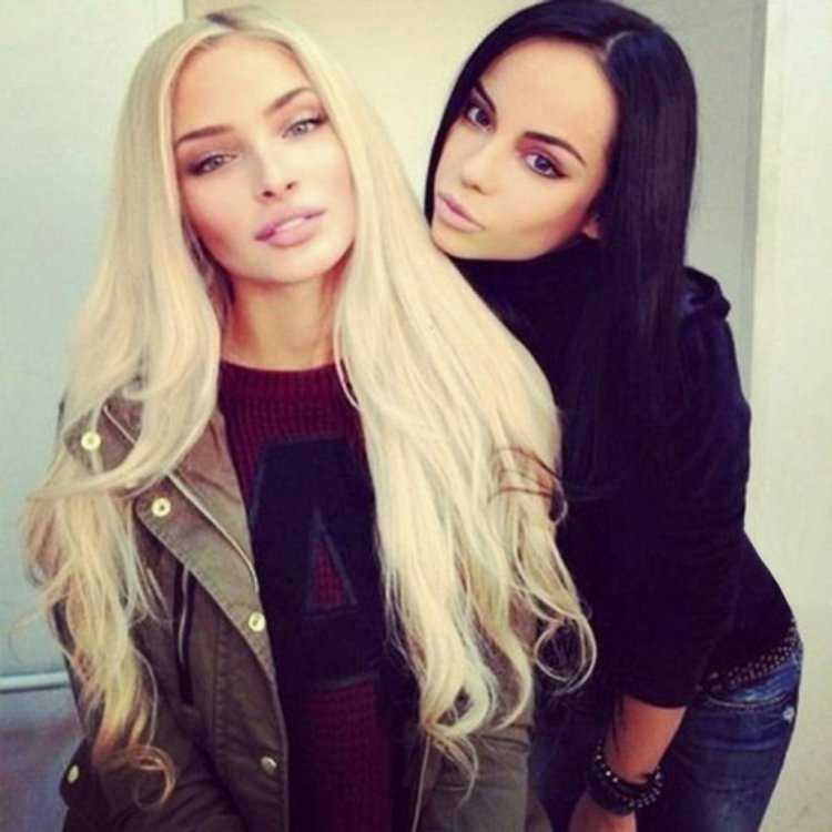 Алёна Шишкова темненые волосы