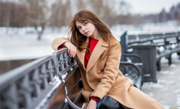 Фотосессия в пальто