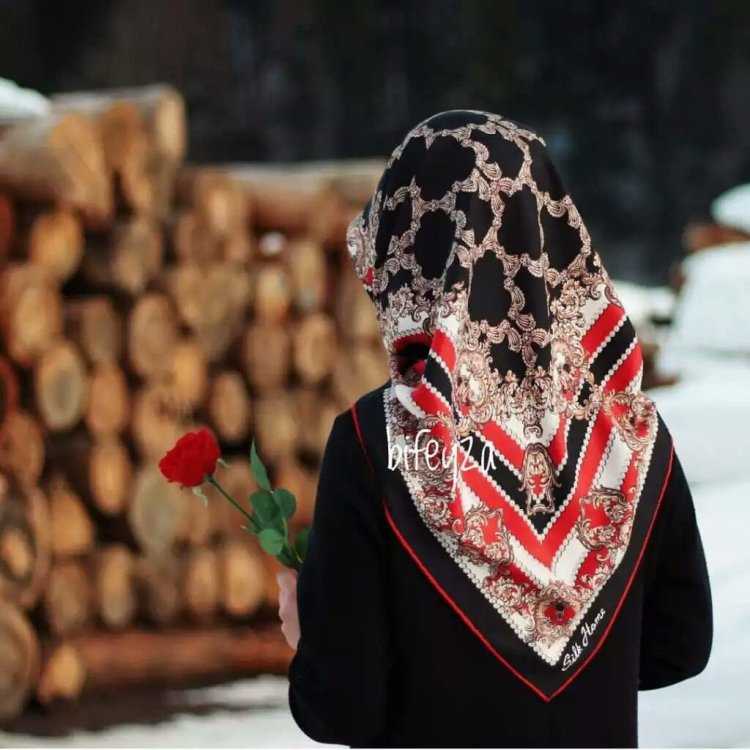 Мусульманка в платке