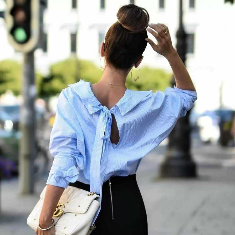 Блузки модный лук