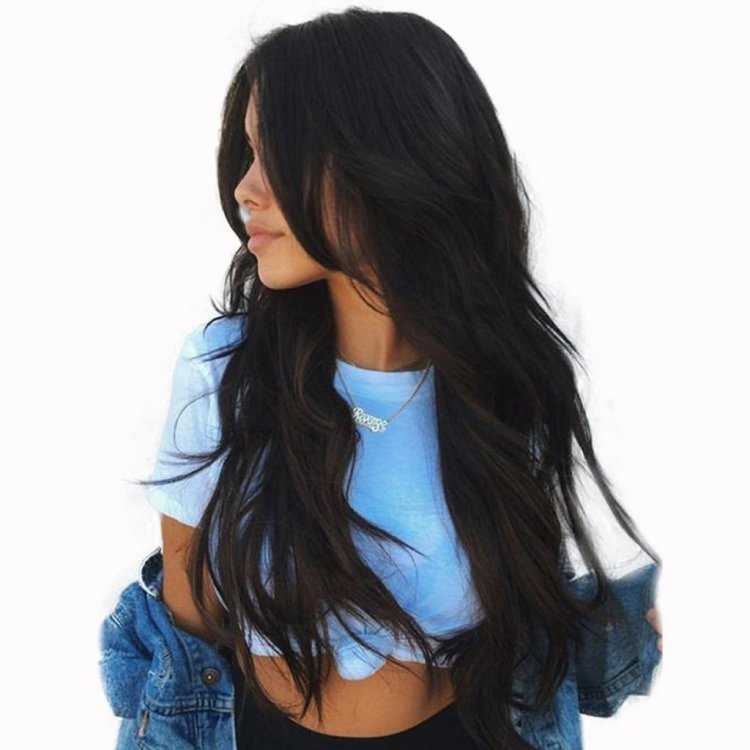 Брюнетки с длинными волосами